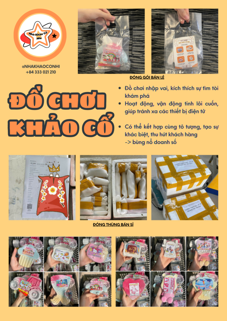 Nhà Khảo Cổ Nhí - Đồ Chơi Khảo Cổ